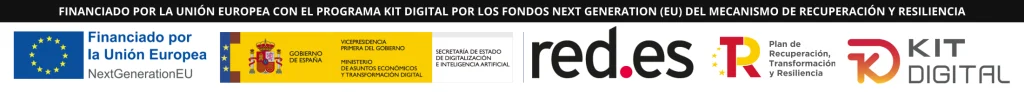 “Logotipo Kit Digital, Financiado por la Unión Europea y Plan de Recuperación, Transformación y Resiliencia